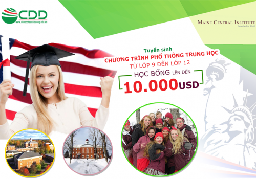Học bổng trường trung học nội trú Mỹ của trường Maine Central Institute