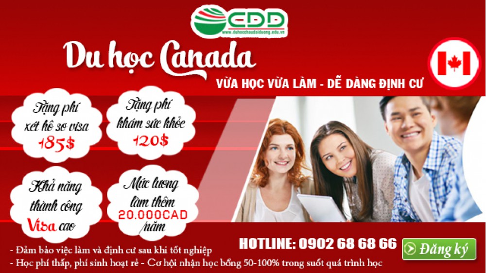Hội thảo du học Canada nhận ngay quà tặng