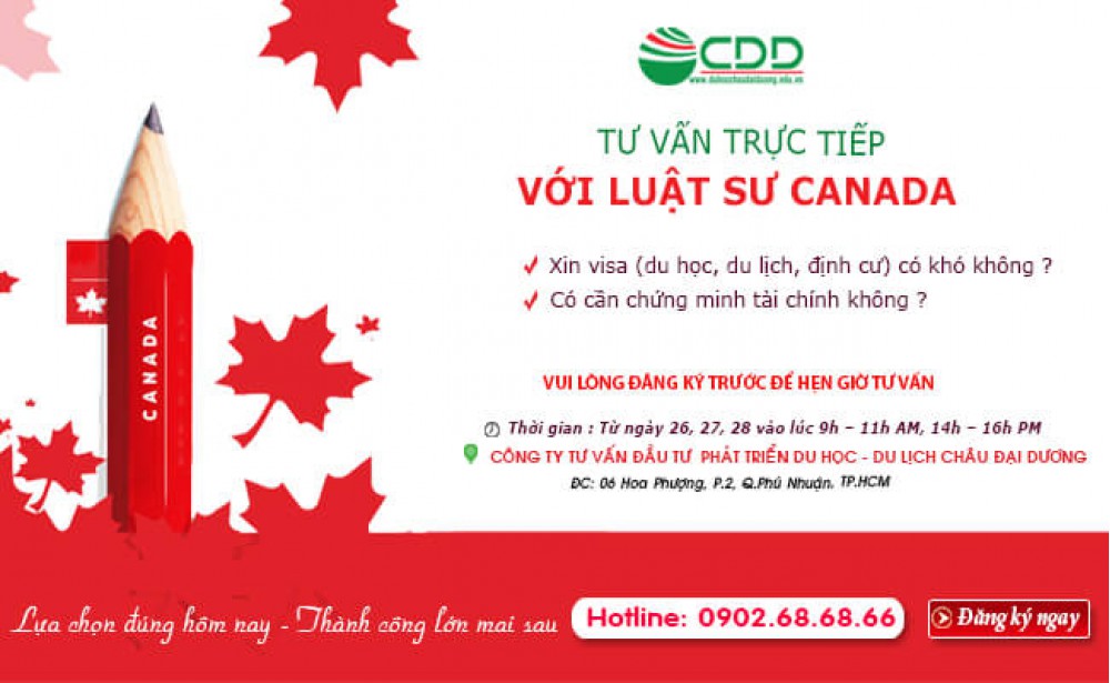 Tư vấn trực tiếp với LUẬT SƯ Canada