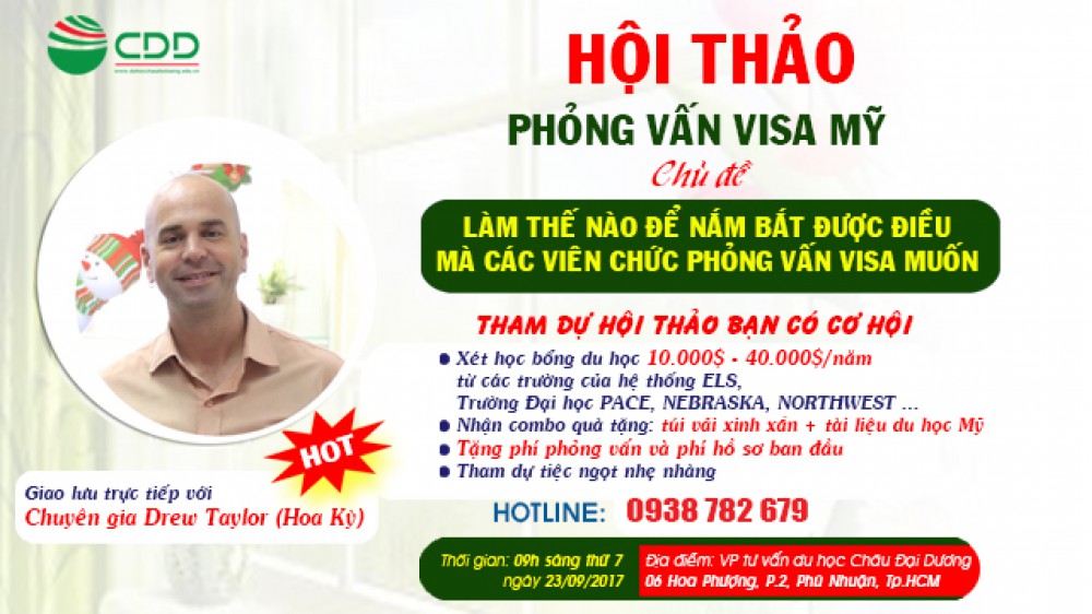 Hội thảo phỏng vấn visa Mỹ