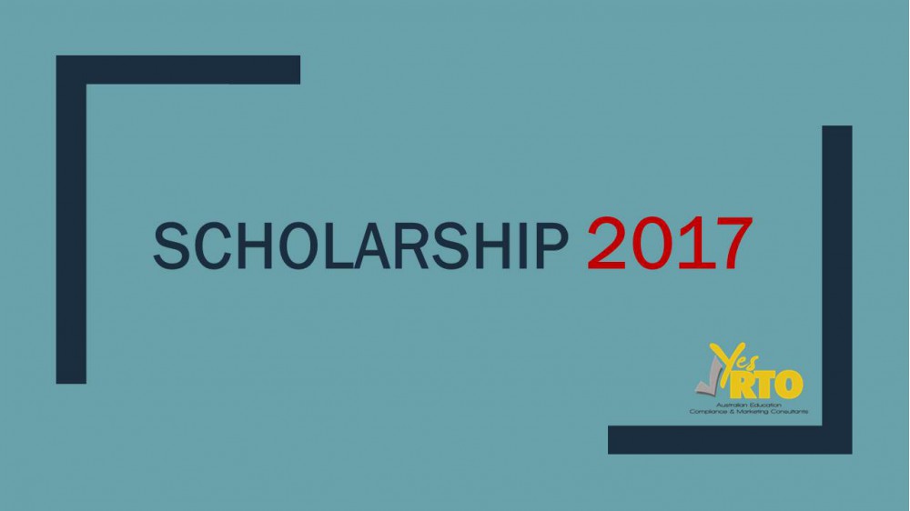 Scholarship 2017 - Yes RTO