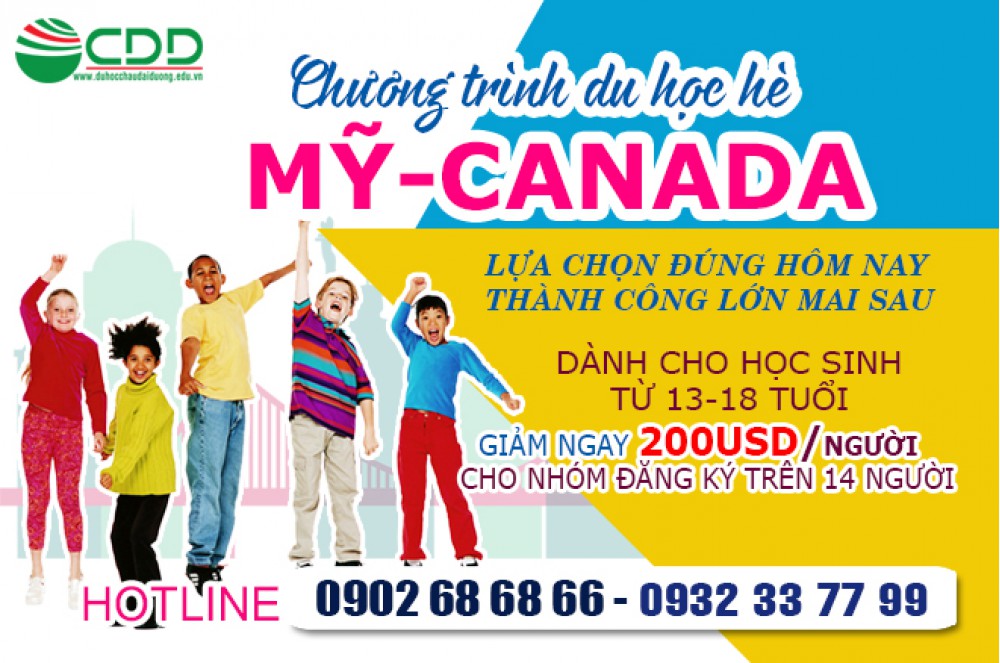Du Học Hè tại Mỹ - Canada