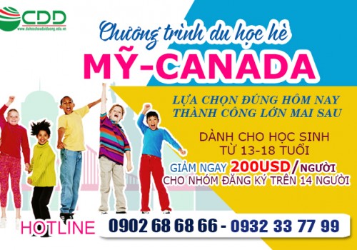 Du Học Hè tại Mỹ - Canada