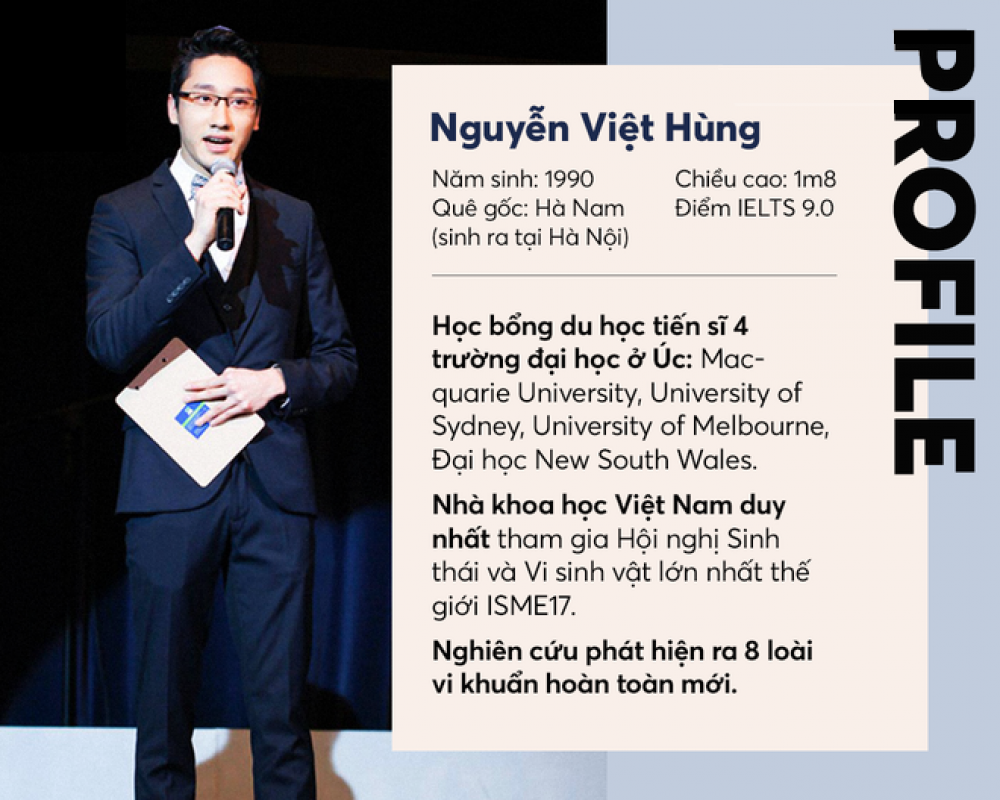 Du học sinh Việt tại Úc cao m8, IELTS 9.0, là nhà khoa học Việt Nam duy nhất tham gia Hội nghị vi sinh lớn nhất thế giới