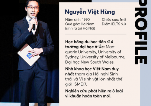 Du học sinh Việt tại Úc cao m8, IELTS 9.0, là nhà khoa học Việt Nam duy nhất tham gia Hội nghị vi sinh lớn nhất thế giới